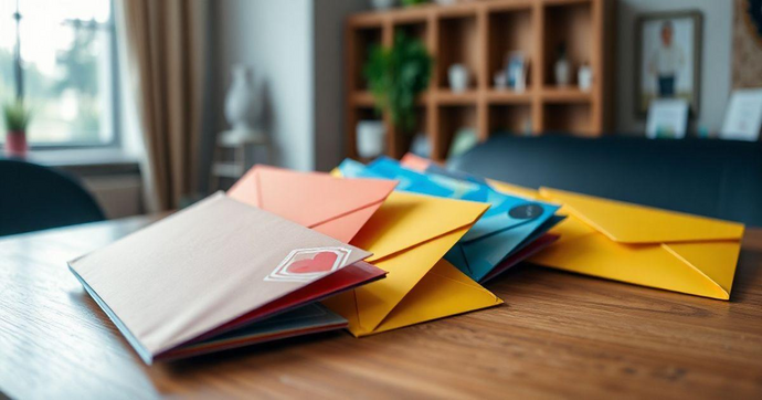 Envelope de Segurança Colorido: Proteção Estilizada