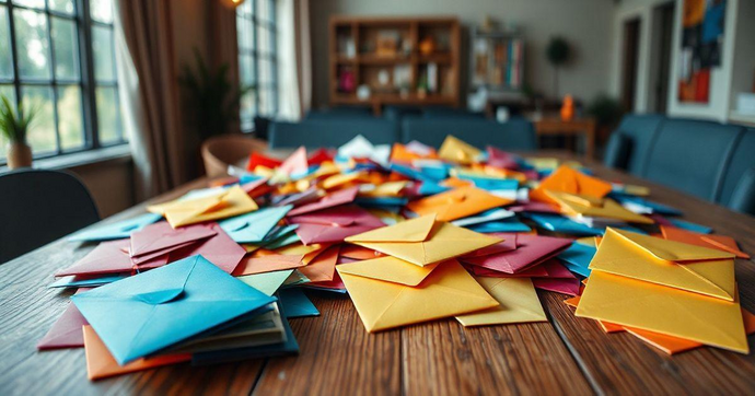 Envelopes Coloridos: Atraia a Atenção com Estilo