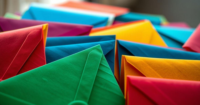 Envelope de Segurança Colorido: Proteja Seus Documentos
