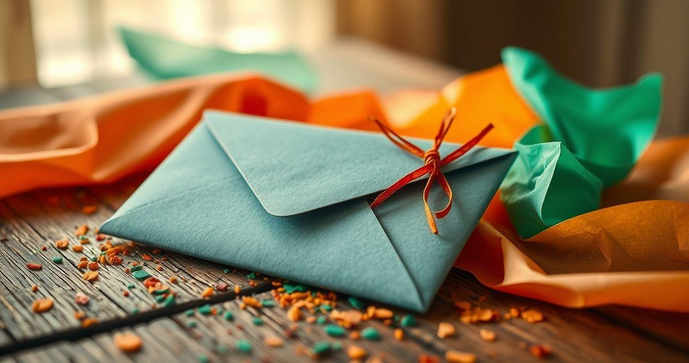 Envelope para presente: como escolher e personalizar o ideal para suas ocasiões especiais