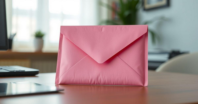 Envelope de Segurança Rosa: Proteja Seus Documentos