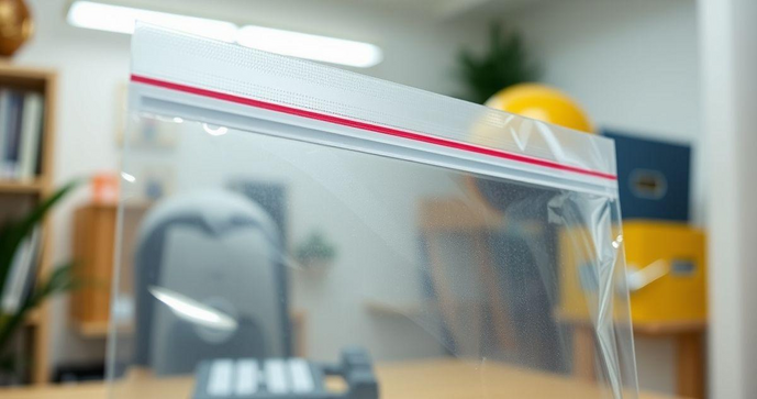 Envelope plástico com lacre adesivo como solução ideal para proteção e segurança