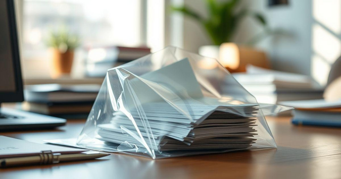 Envelope Transparente: Praticidade e Estilo