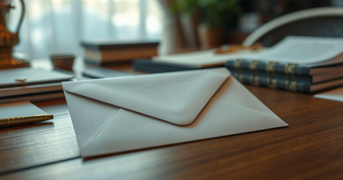 Envelope liso: escolha ideal para correspondências e apresentações